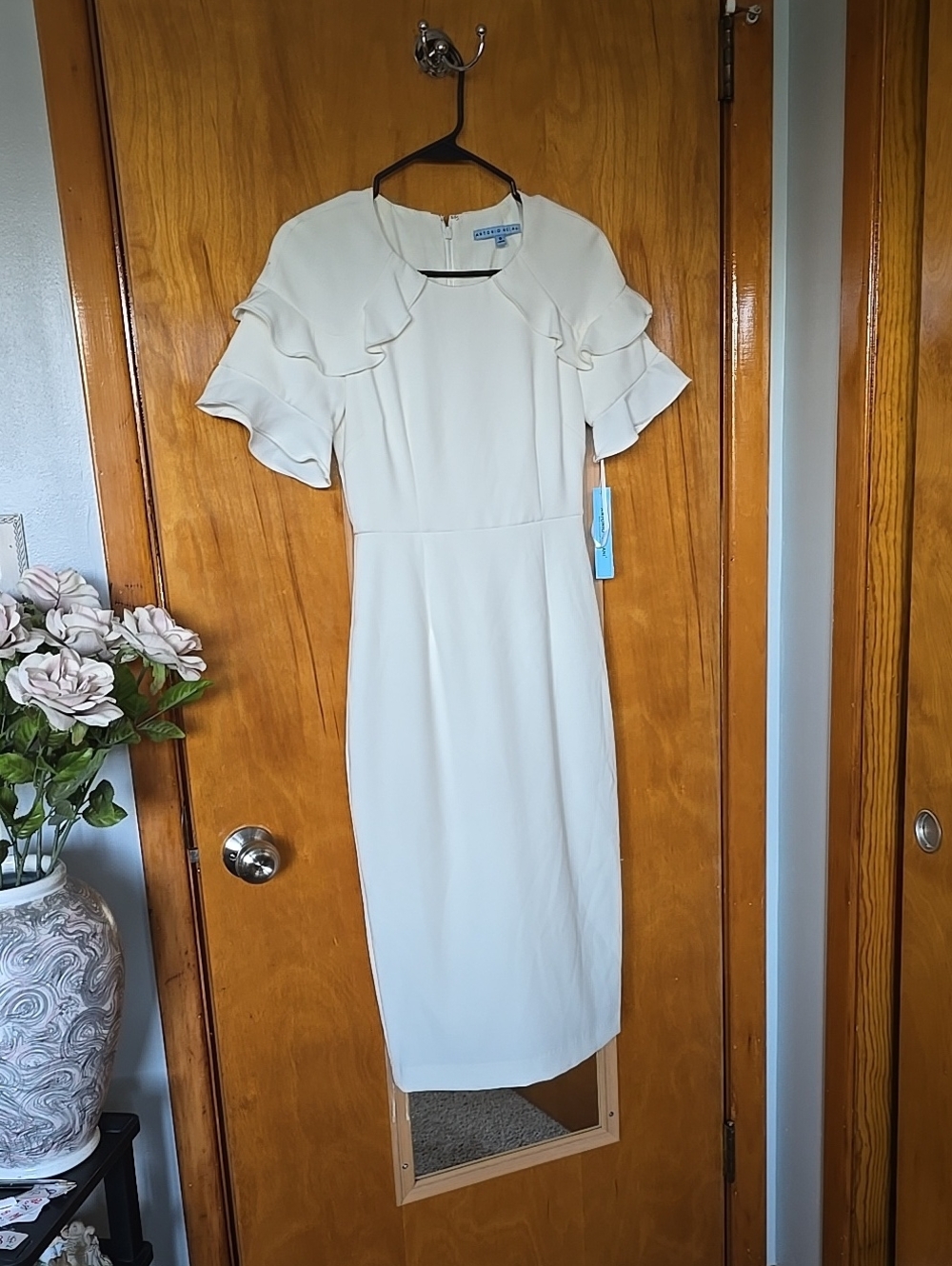 ANTONIO MELANI Nelly Dress  "Moonlight Botanical"  Ivory Size 0